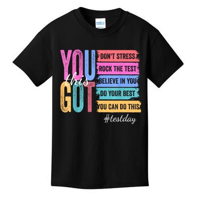 You Got This Don'T Stress Rock The Test Test Day  Kids T-Shirt