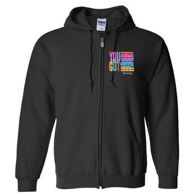 You Got This Don'T Stress Rock The Test Test Day  Full Zip Hoodie