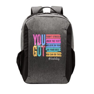 You Got This Don'T Stress Rock The Test Test Day  Vector Backpack