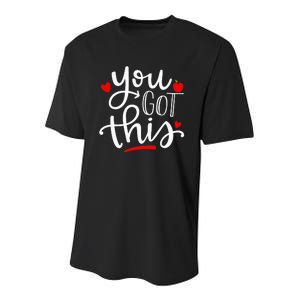 You Got This Funny Teacher Testing Day Gifts Youth Performance Sprint T-Shirt