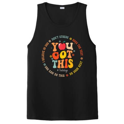 You Got This Motivational Testing Day Teacher Student PosiCharge Competitor Tank