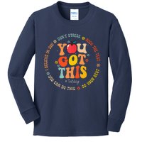 You Got This Motivational Testing Day Teacher Student Kids Long Sleeve Shirt