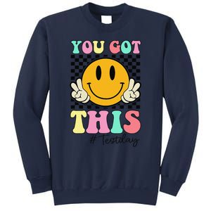 You Got This Retro Smile Teacher Student Testing Test Day Sweatshirt