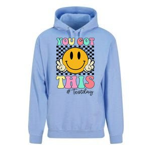 You Got This Retro Smile Teacher Student Testing Test Day Unisex Surf Hoodie