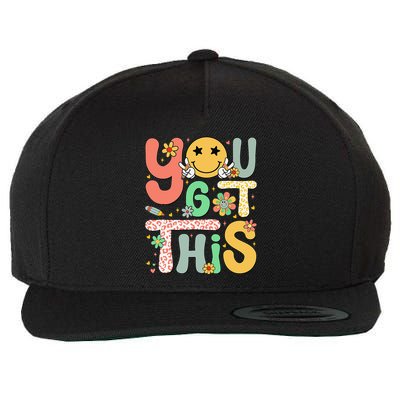 You Got This Motivational Testing Day Teacher Students Wool Snapback Cap