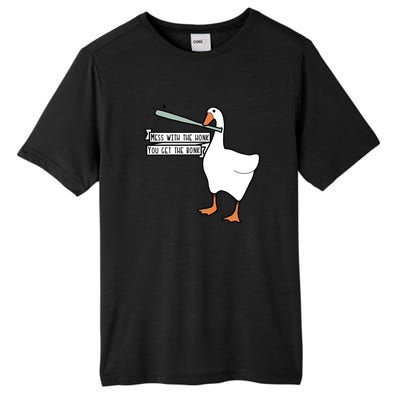 You Get The Bonk Mess With The Honk Goose Tall Fusion ChromaSoft Performance T-Shirt