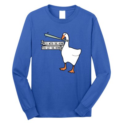 You Get The Bonk Mess With The Honk Goose Long Sleeve Shirt