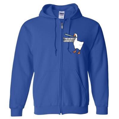 You Get The Bonk Mess With The Honk Goose Full Zip Hoodie