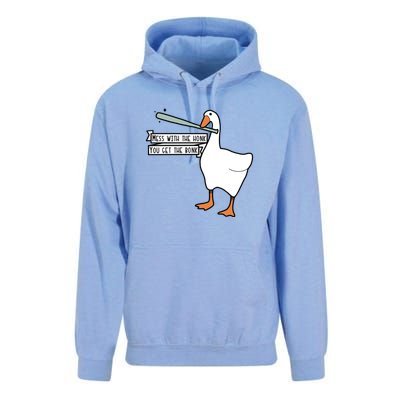 You Get The Bonk Mess With The Honk Goose Unisex Surf Hoodie