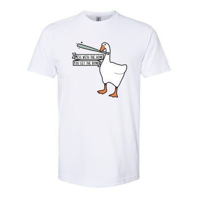 You Get The Bonk Mess With The Honk Goose Softstyle CVC T-Shirt