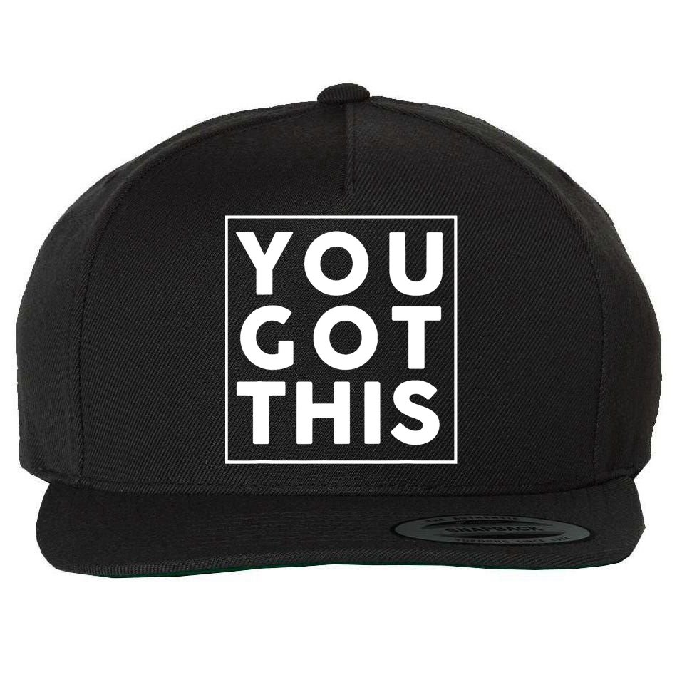 You Got This Motivational Wool Snapback Cap