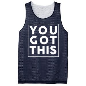 You Got This Motivational Mesh Reversible Basketball Jersey Tank