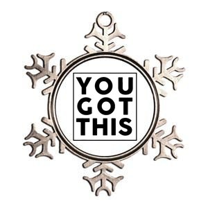 You Got This Motivational Metallic Star Ornament