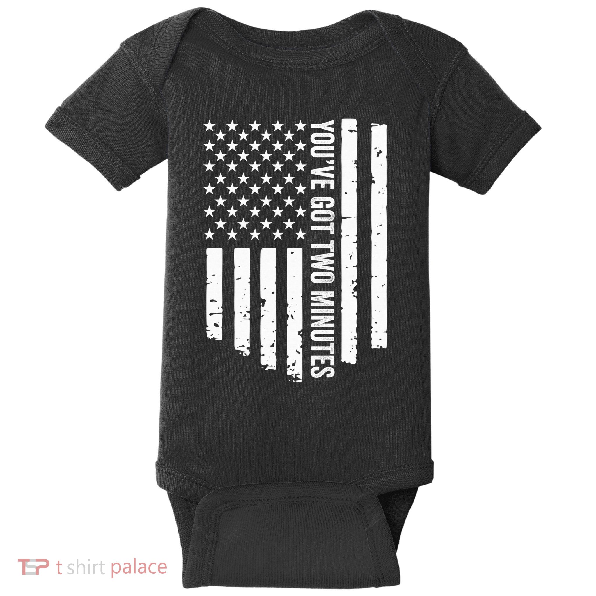 You’Ve Got Two Minutes Interview Political Saying Baby Bodysuit