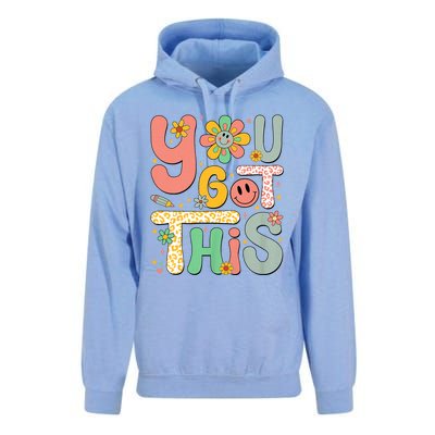 You Got This Testing Day Groovy Motivational Teacher Student Unisex Surf Hoodie