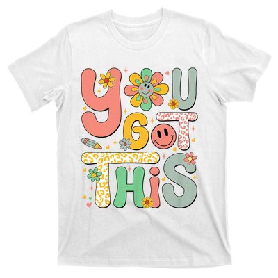 You Got This Testing Day Groovy Motivational Teacher Student T-Shirt