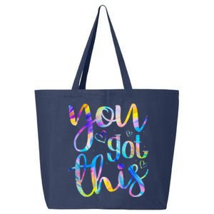 You Got This Funny Teacher Student Testing Day Tie Dye Gifts 25L Jumbo Tote