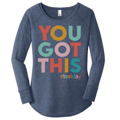 You Got This For Teacher Motivational Testing Day Women's Perfect Tri Tunic Long Sleeve Shirt