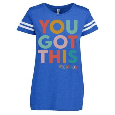 You Got This For Teacher Motivational Testing Day Enza Ladies Jersey Football T-Shirt