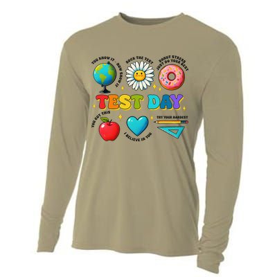 You Got This I Believe In You Motivational Testing Day Cooling Performance Long Sleeve Crew