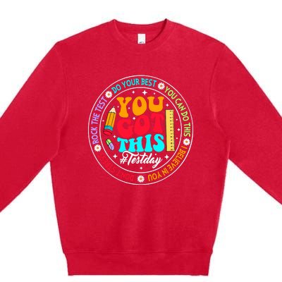 You Got This Testday School Counselor Teacher Testing Premium Crewneck Sweatshirt