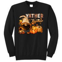 Yather Gather Together Fall Thanksgiving Afro Gnomies Tall Sweatshirt