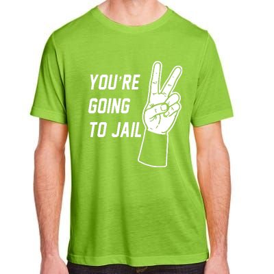 You’Re Going To Jail Los Angeles Baseball Adult ChromaSoft Performance T-Shirt