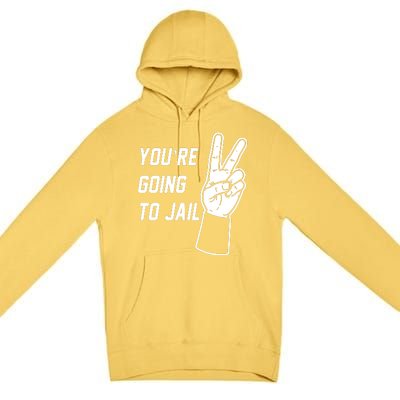 You’Re Going To Jail Los Angeles Baseball Premium Pullover Hoodie