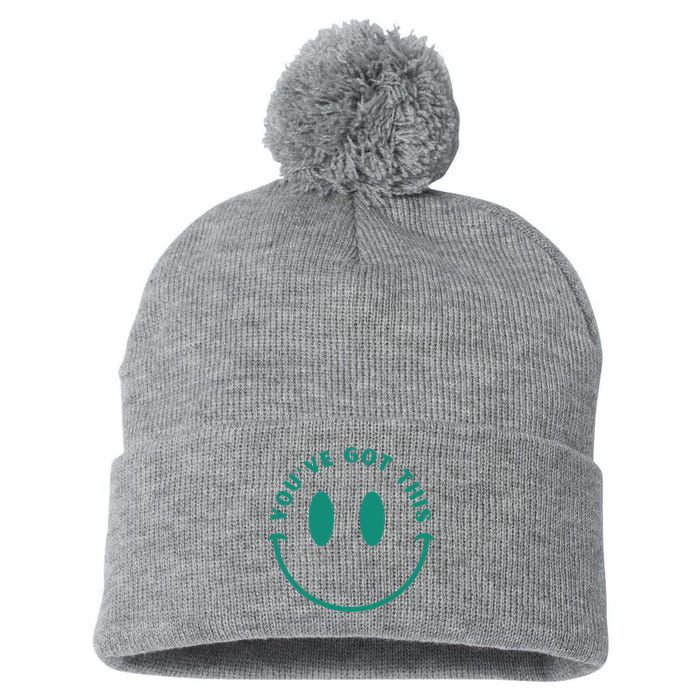 You've Got This Pom Pom 12in Knit Beanie