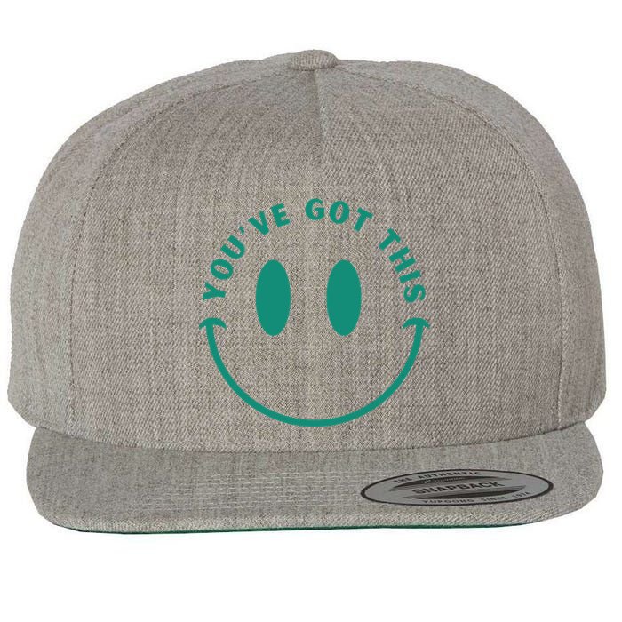 You've Got This Wool Snapback Cap