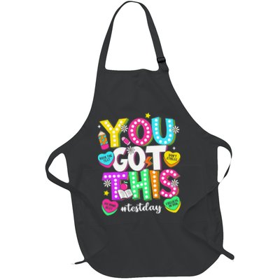You Got This Test Day Motivational Testing Day Teacher Full-Length Apron With Pockets