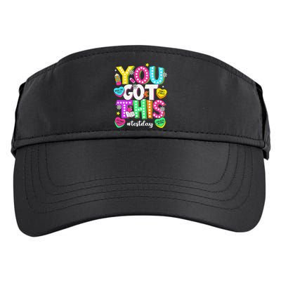 You Got This Test Day Motivational Testing Day Teacher Adult Drive Performance Visor
