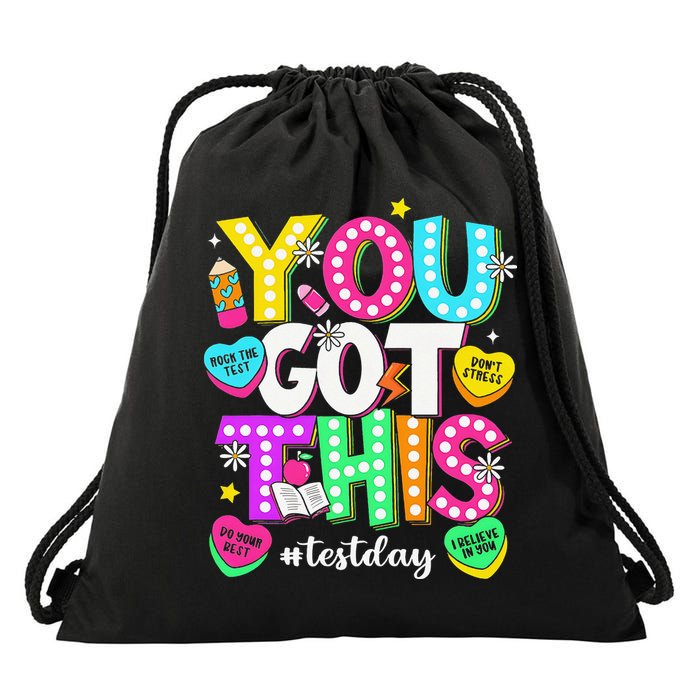 You Got This Test Day Motivational Testing Day Teacher Drawstring Bag