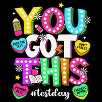 You Got This Test Day Motivational Testing Day Teacher Drawstring Bag