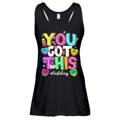 You Got This Test Day Motivational Testing Day Teacher Ladies Essential Flowy Tank