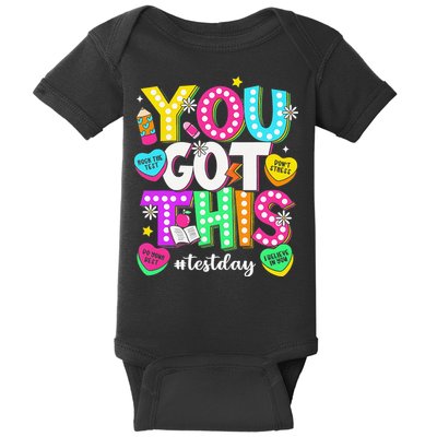 You Got This Test Day Motivational Testing Day Teacher Baby Bodysuit