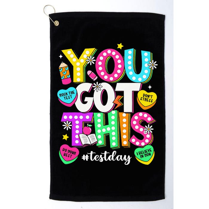 You Got This Test Day Motivational Testing Day Teacher Golf Towel