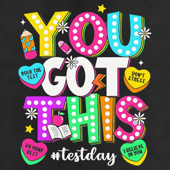 You Got This Test Day Motivational Testing Day Teacher Golf Towel