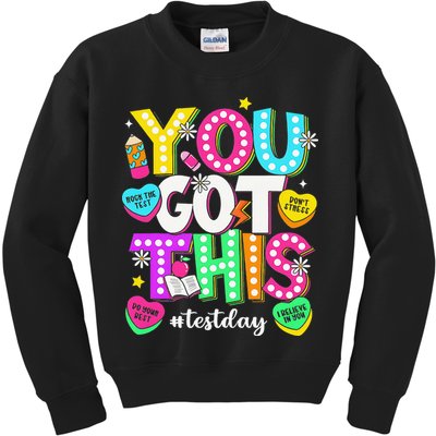 You Got This Test Day Motivational Testing Day Teacher Kids Sweatshirt