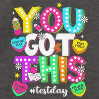 You Got This Test Day Motivational Testing Day Teacher Vector Backpack