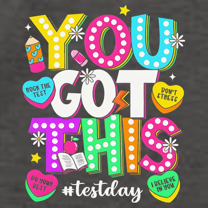 You Got This Test Day Motivational Testing Day Teacher Vector Backpack