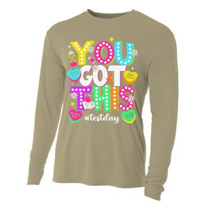 You Got This Test Day Motivational Testing Day Teacher Cooling Performance Long Sleeve Crew