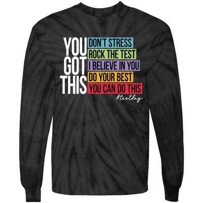 You Got This Don’T Stress Tie-Dye Long Sleeve Shirt