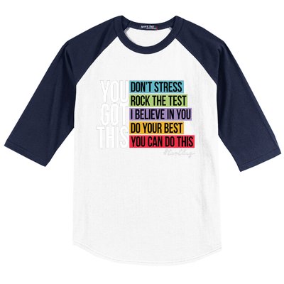 You Got This Don’T Stress Baseball Sleeve Shirt