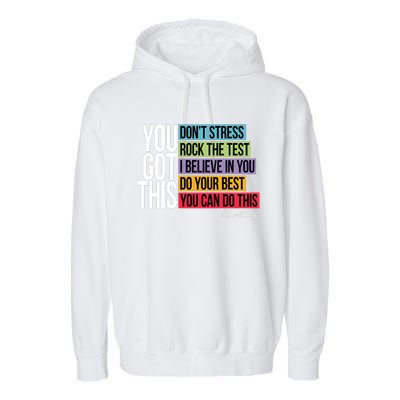 You Got This Don’T Stress Garment-Dyed Fleece Hoodie