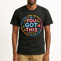 You Got This Rock The Test Do Your Best Don't Stress Tall T-Shirt