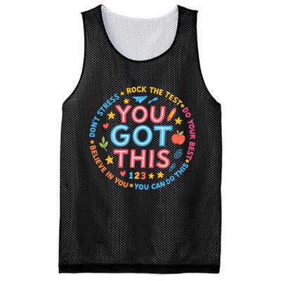 You Got This Rock The Test Do Your Best Don't Stress Mesh Reversible Basketball Jersey Tank