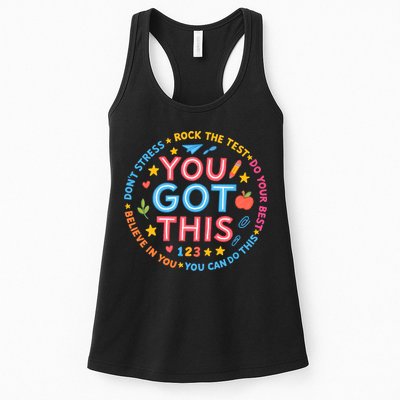 You Got This Rock The Test Do Your Best Don't Stress Womens Tank Top