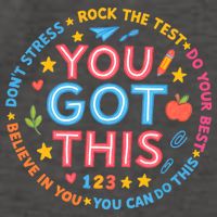 You Got This Rock The Test Do Your Best Don't Stress Vector Backpack