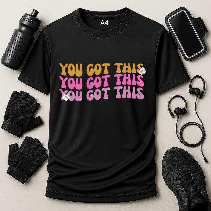 You Got This Retro Motivational Cute Cooling Performance Crew T-Shirt